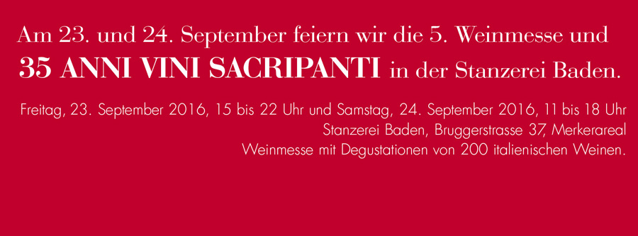 Sacripanti Degustazione Vini Stanzerei di Baden - 18-19 Settembre 2015